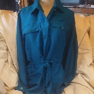 Elegant Teal Women's Jacket